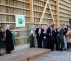 Inauguration du bâtiment agricole du futur site national du Réseau Cocagne à Vauhallan (91)